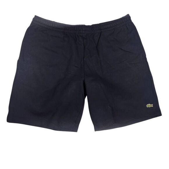 Lacoste Sweat Shorts Mens 3XL Logo Navy Blue Athletic Lounge - Picture 2 of 5